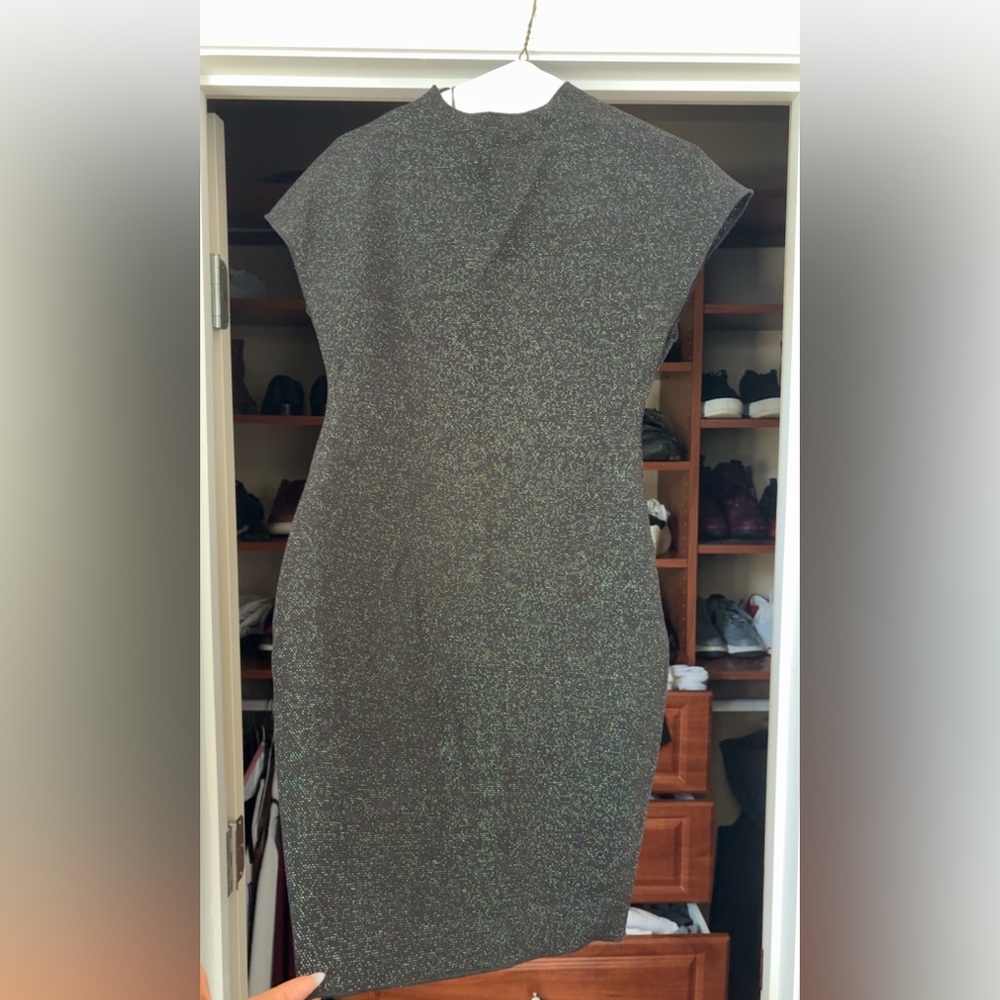 Elegant Green Speckled Dress